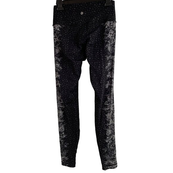 Lululemon Womens Black Wunder Under HR Full-Length Leggings Size 8 Nulu 7606 - Picture 5 of 11